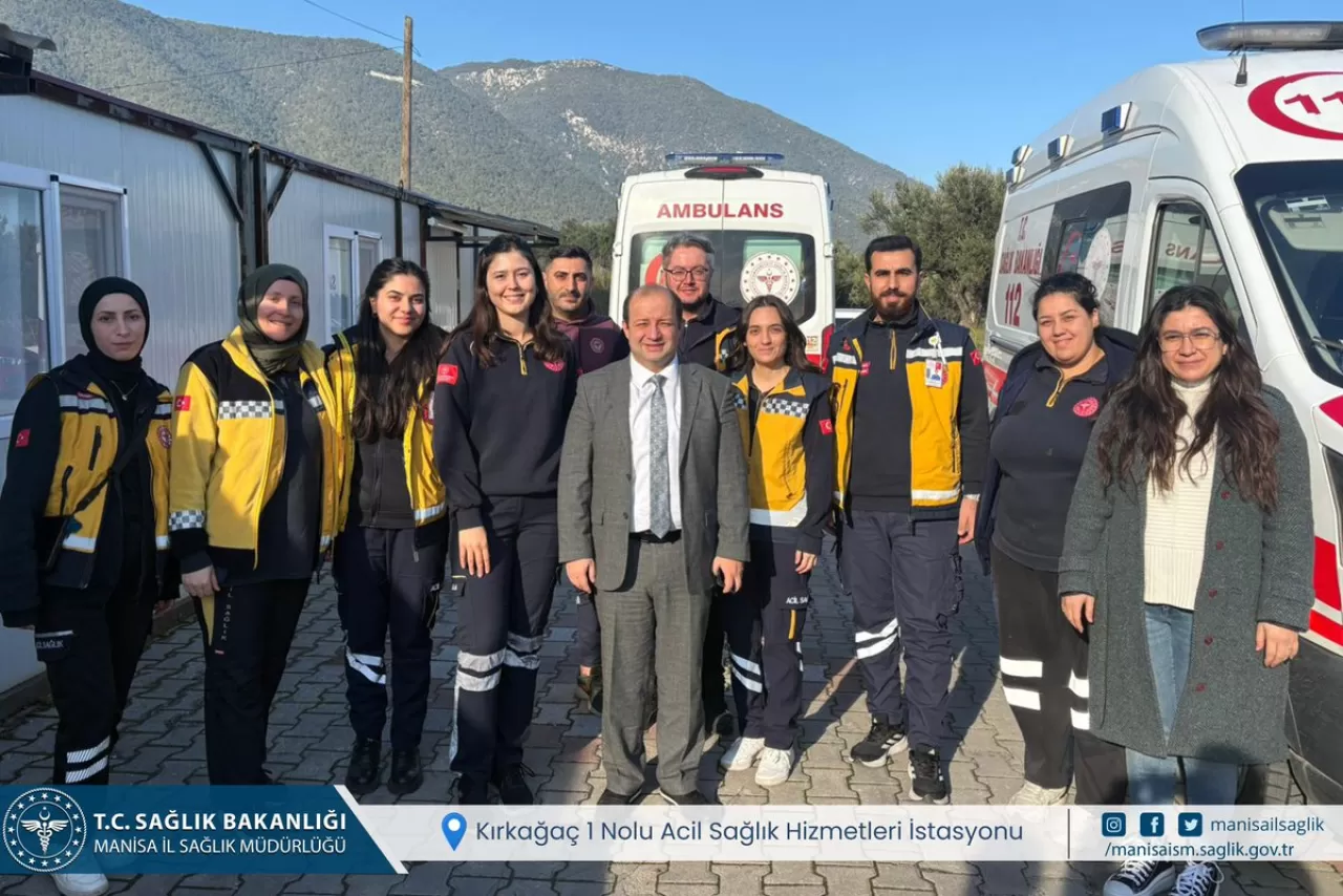 Manisa İl Sağlık Müdürü Kırkağaç'ta Saha Ziyaretlerini Gerçekleştirdi