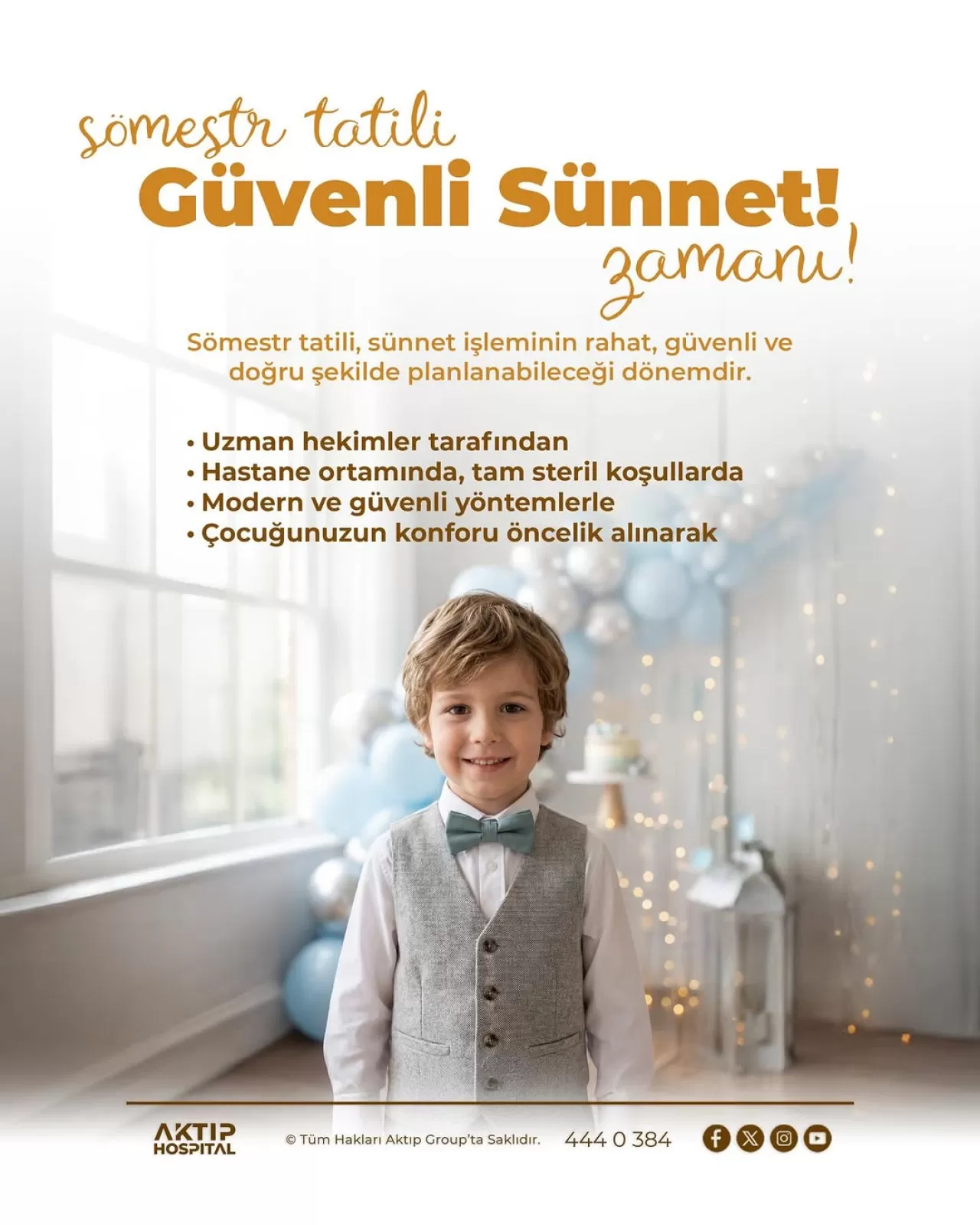 Bartın Aktıp Hastanesi'nde Güvenli Sünnet Dönemi Başladı