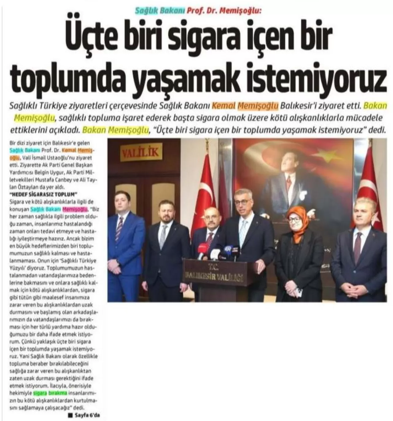 Balıkesir'de Sağlık Taramaları ve Aile Hekimliği Çalıştayı Gerçekleştirildi