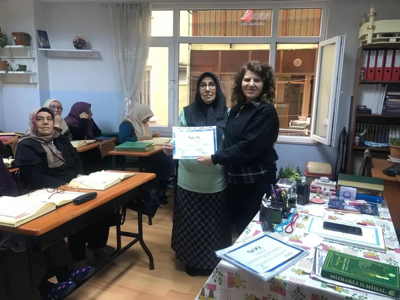 Beyoğlu'nda Sağlıklı Hayat Akademisi Kapsamında Kuran Kursu Öğrencilerine Eğitim