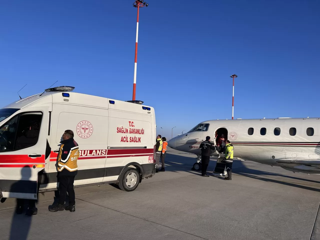 Muş'ta Hasta Nakli İçin Hava Ambulansı Görevi Başarıyla Tamamlandı