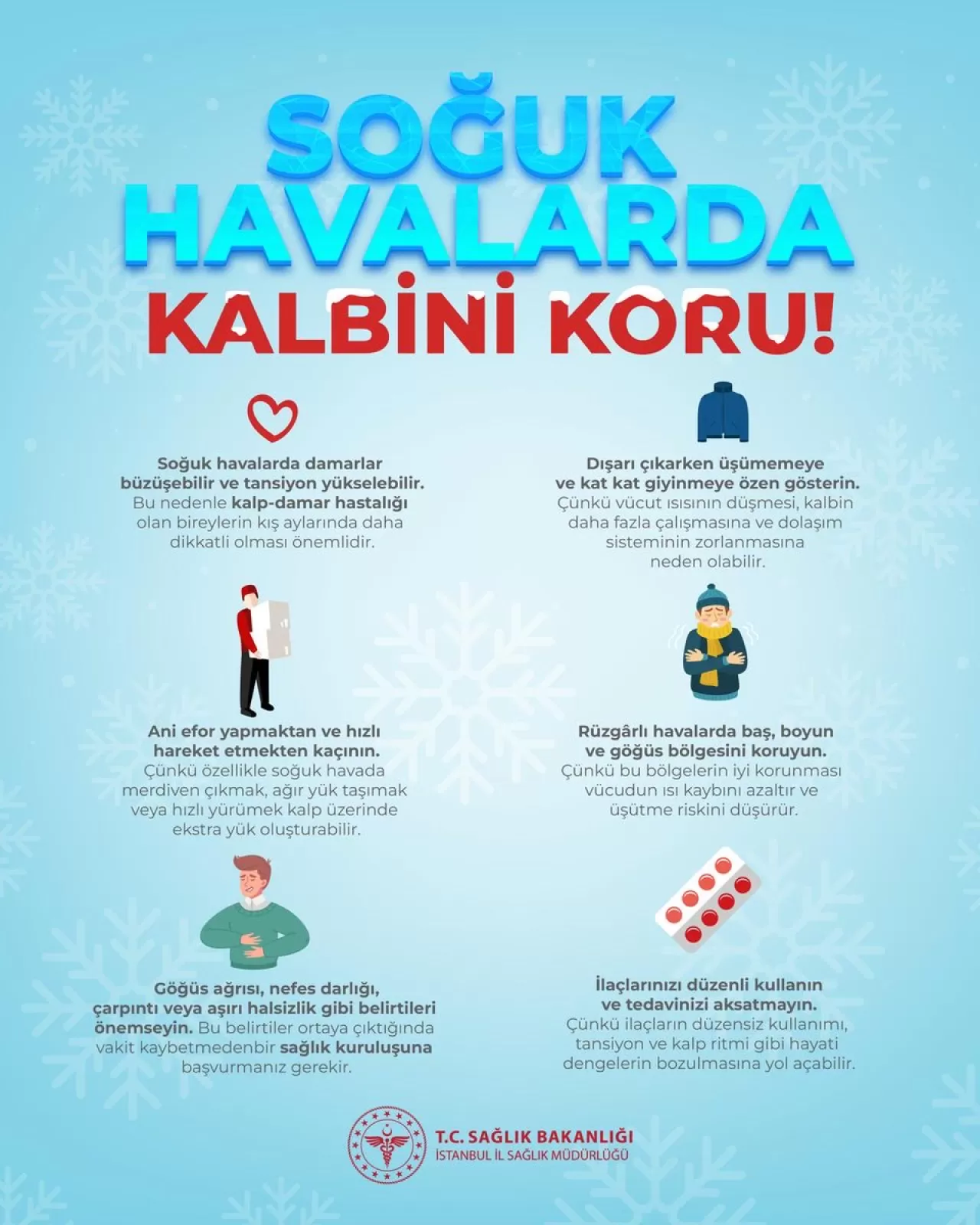 Soğuk Havalarda Kalp Sağlığını Korumanın Altın Kuralları