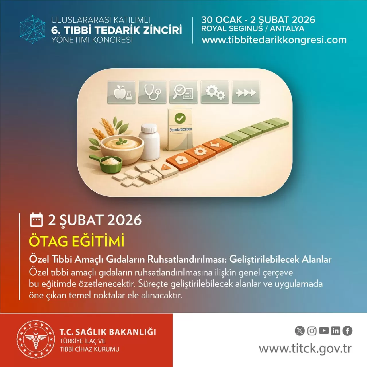 Özel Tıbbi Amaçlı Gıdaların Ruhsatlandırılması Masaya Yatırılıyor