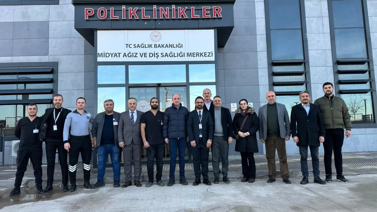 Mardin'de Sağlık Tesislerinde Denetim ve Teşekkür Ziyareti