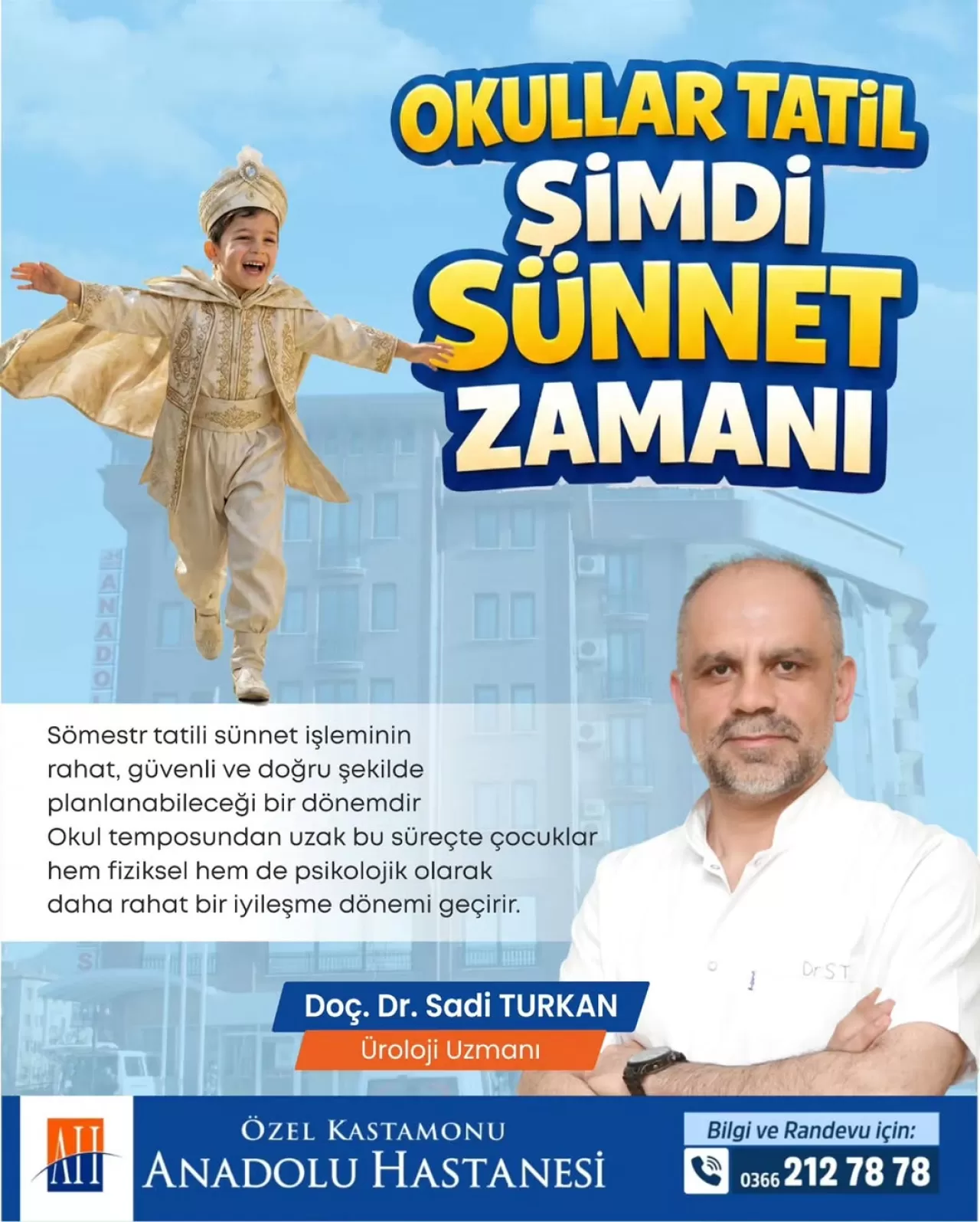 Sömestr Tatili, Çocuklarda Sünnet İçin En Uygun Zaman