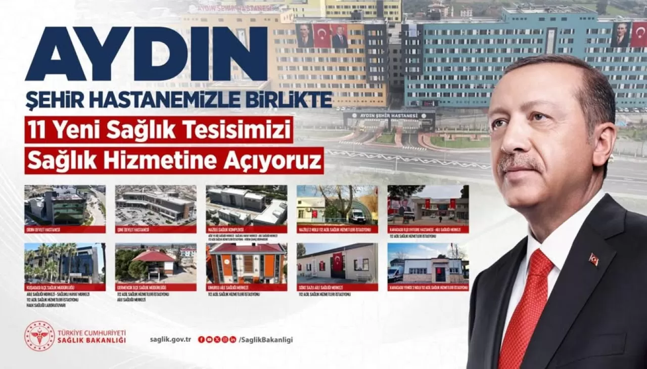 Türkiye'ye 11 Yeni Sağlık Tesisi Kazandırıldı