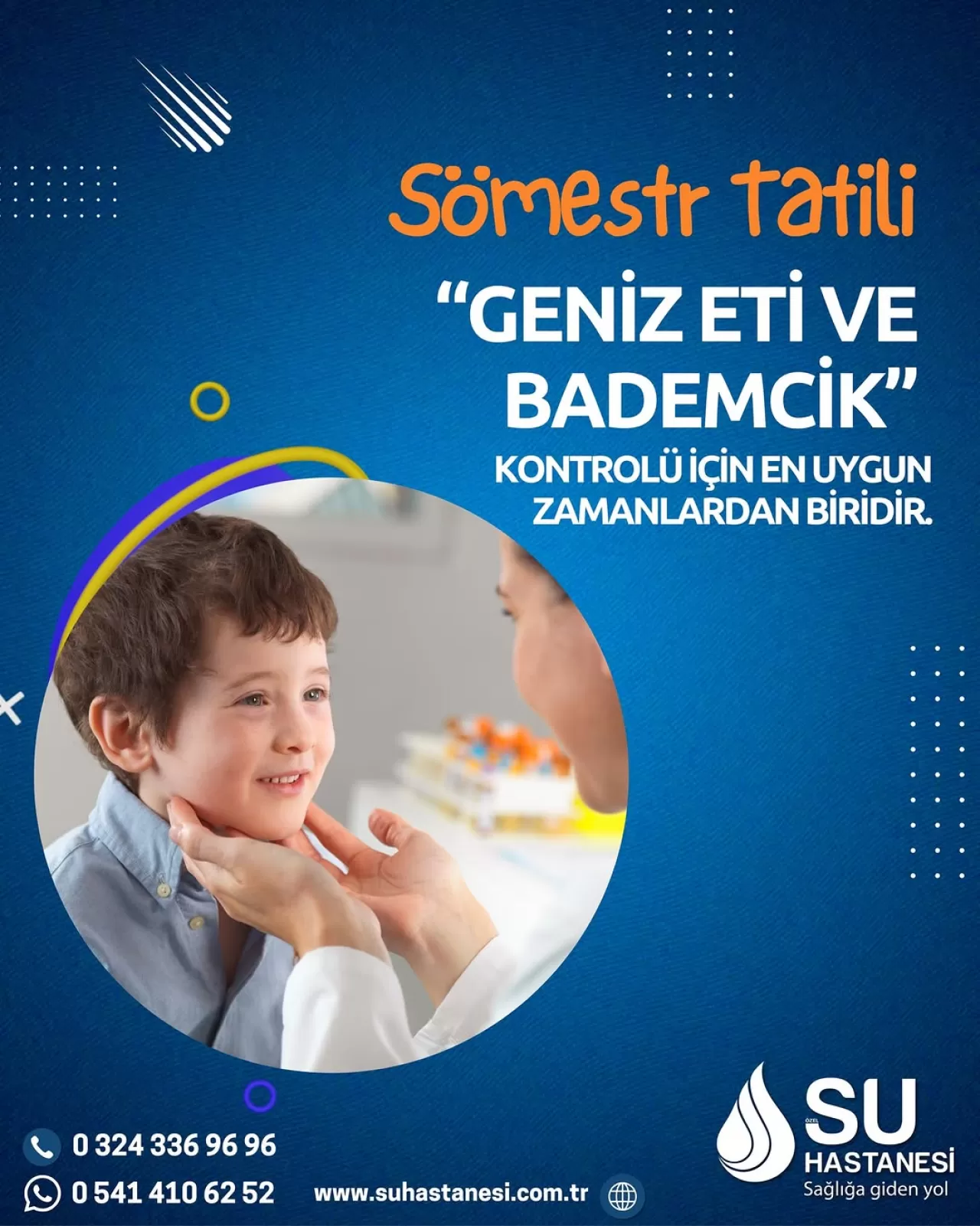 Mersin'de Geniz Eti ve Bademcik Sorunları için Sömestr Fırsatı