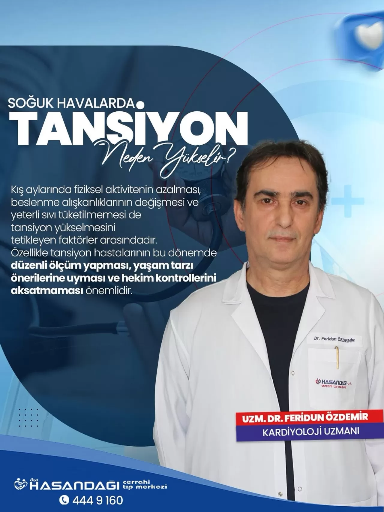 Kış Aylarında Tansiyon Yükselmesinin Nedenleri ve Alınacak Önlemler