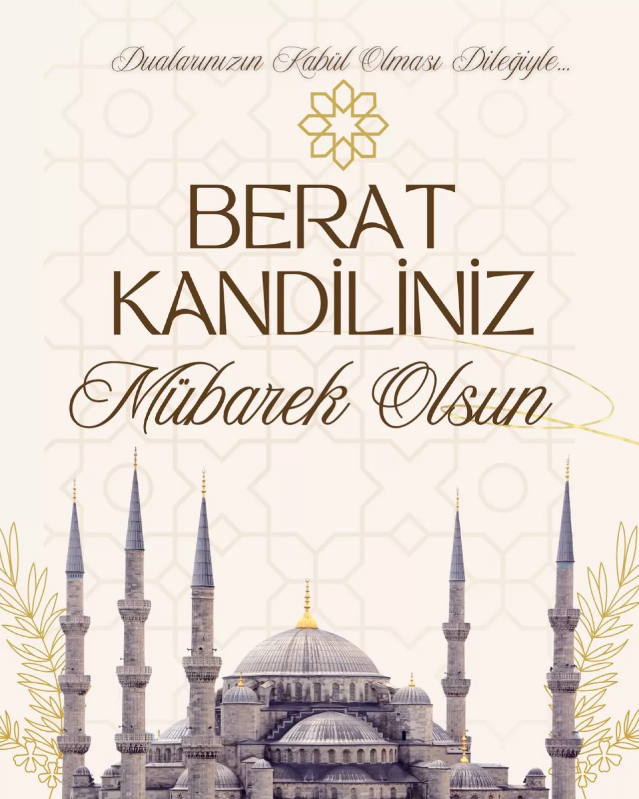 Berat Kandili'nde Birlik ve Huzur Mesajı