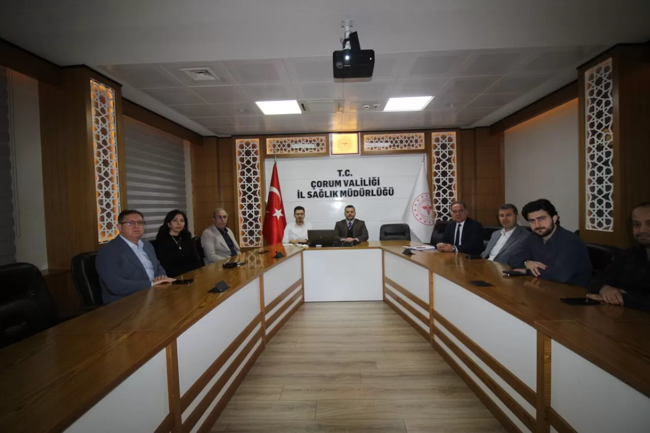 Çorum'da Sağlık Hizmetleri Değerlendirme ve Planlama Toplantısı Yapıldı