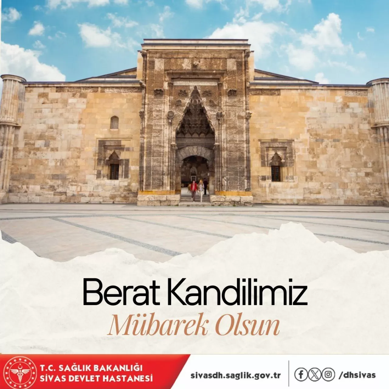 Sivas Devlet Hastanesi'nden Kandil Mesajı