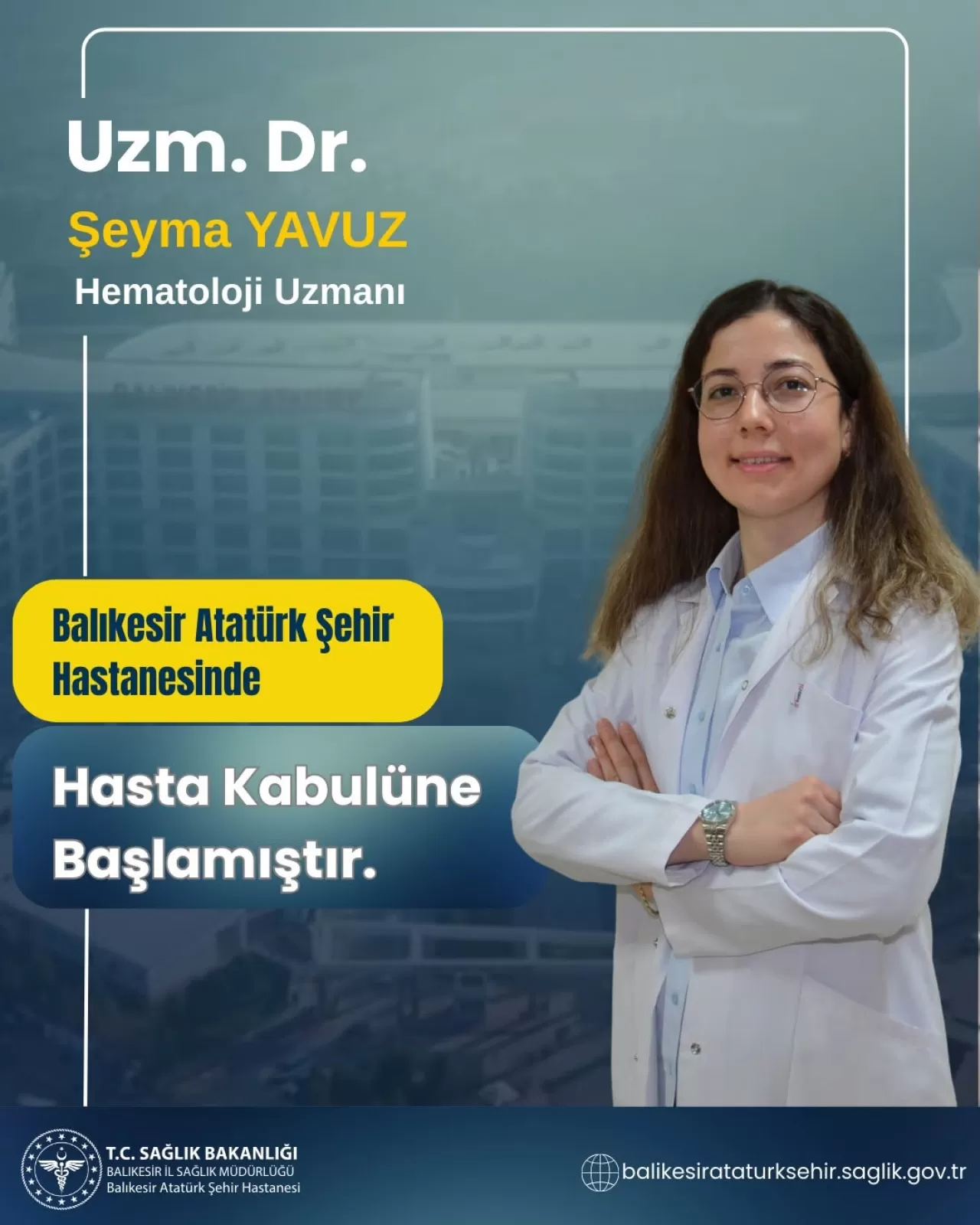 Hematoloji Uzmanı Dr. Şeyma Yavuz, Ekin Tıp Merkezi Altınoluk'ta Hasta Kabulüne Başladı