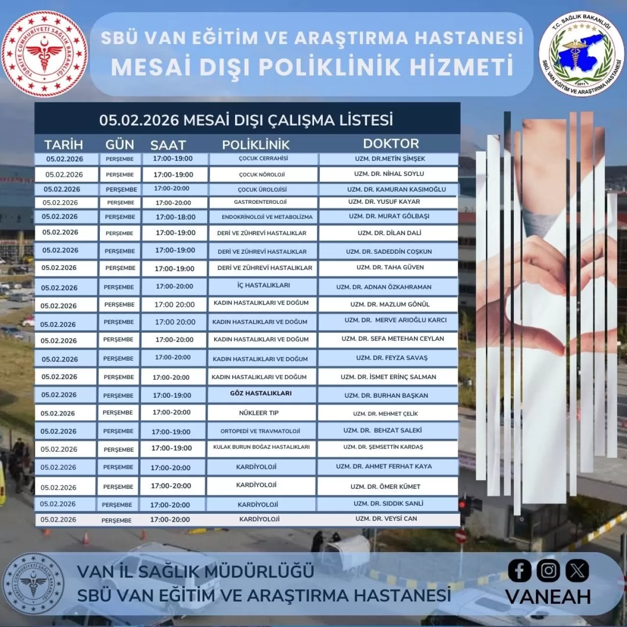 SBÜ Van Eğitim ve Araştırma Hastanesi'nde Randevu Alma Kolaylığı