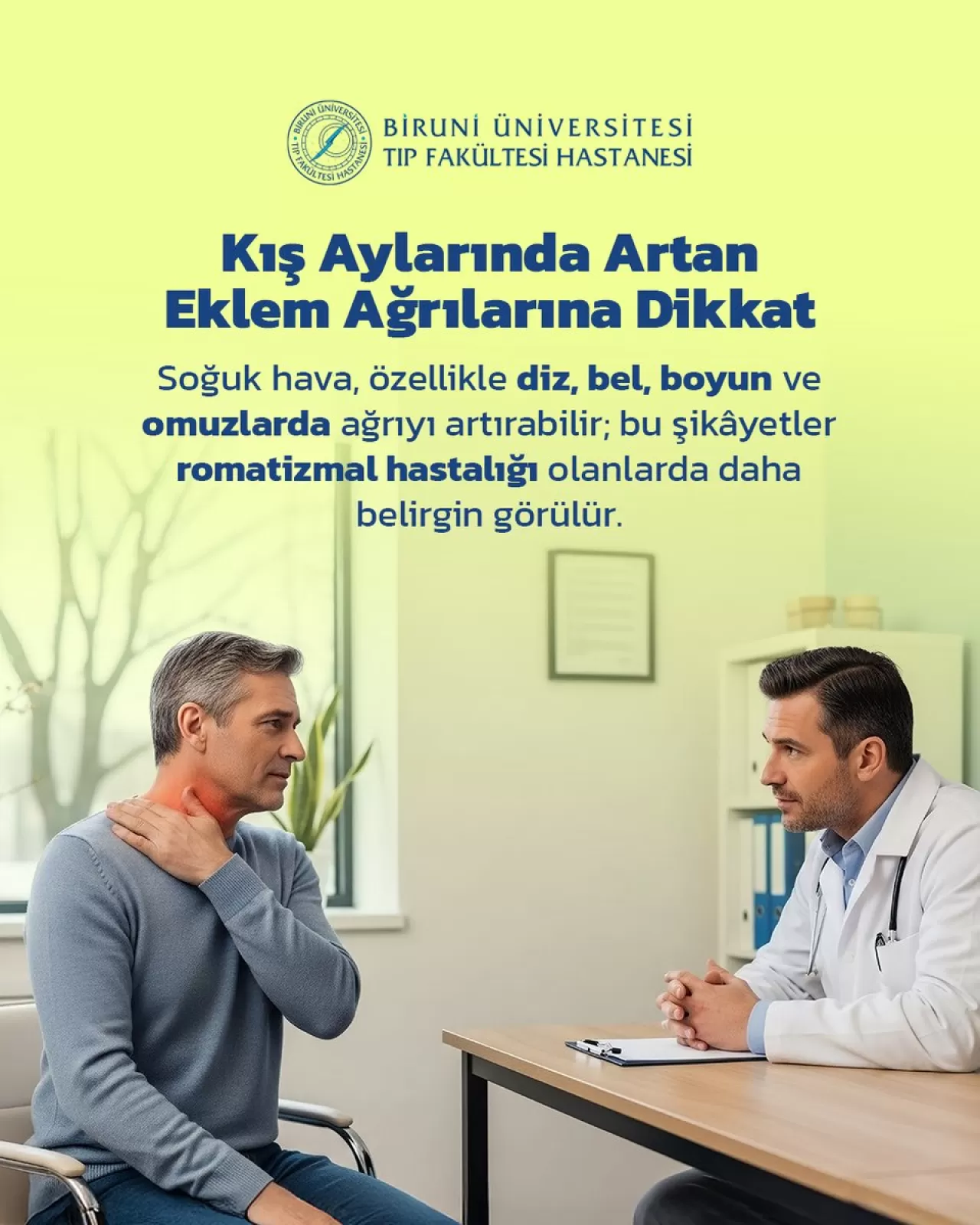 Kış Aylarında Eklem Ağrılarına Karşı 4 Önemli Tavsiye