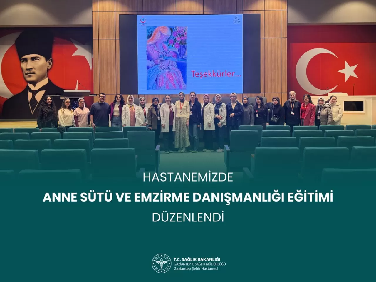 Gaziantep'te Anne Sütü ve Emzirme Danışmanlığı Eğitimi Tamamlandı
