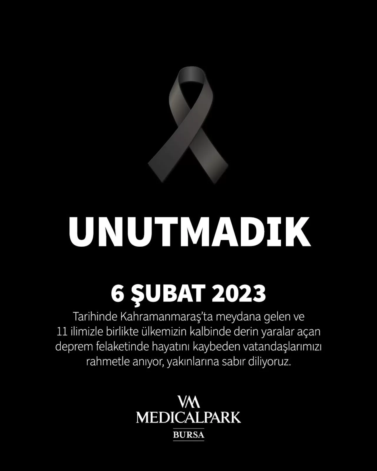 Bursa'da Deprem Anma Töreni: 