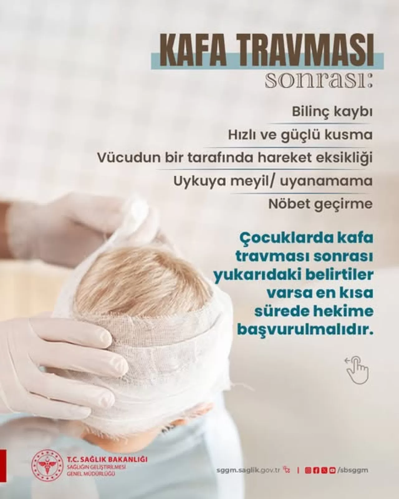 Bursa Dursun Çelik Çocuk Hastalıkları Hastanesi'nden Kafa Travmaları Uyarısı