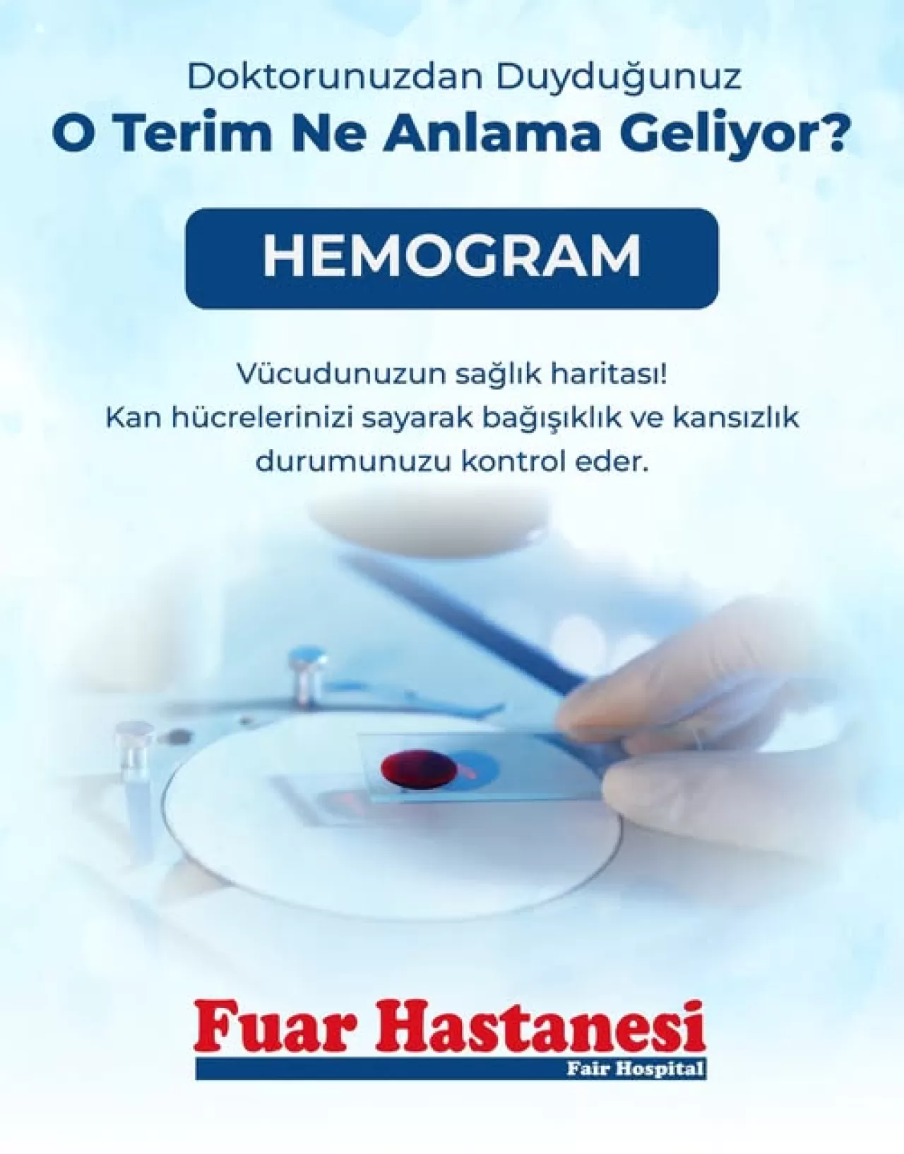 Tam Kan Sayımı (Hemogram) Nedir? Doktorların Baktığı Değerler Ne Anlama Geliyor?