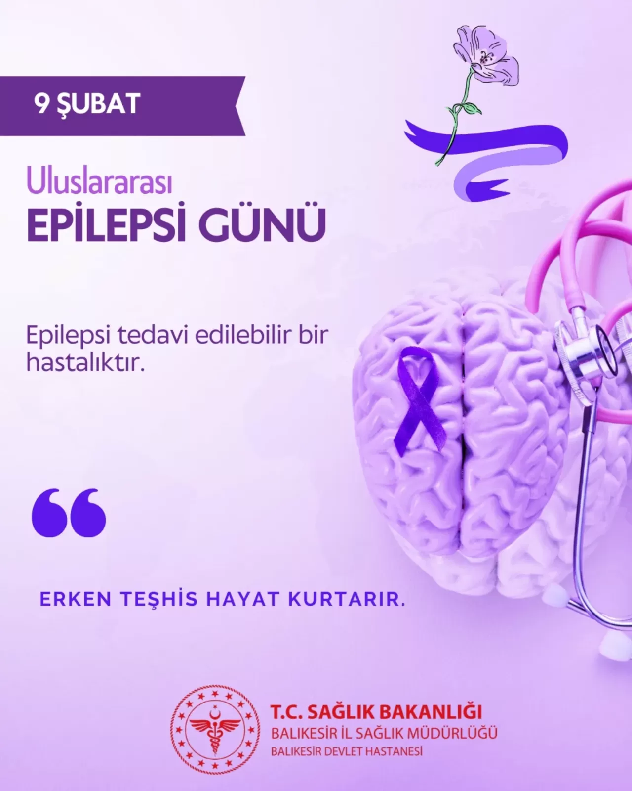 Uluslararası Epilepsi Günü'nde Farkındalık ve Dayanışma Vurgusu