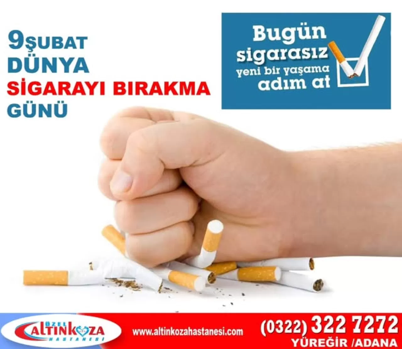 Özel Altınkoza Hastanesi'nden Sigarayı Bırakma Çağrısı: 
