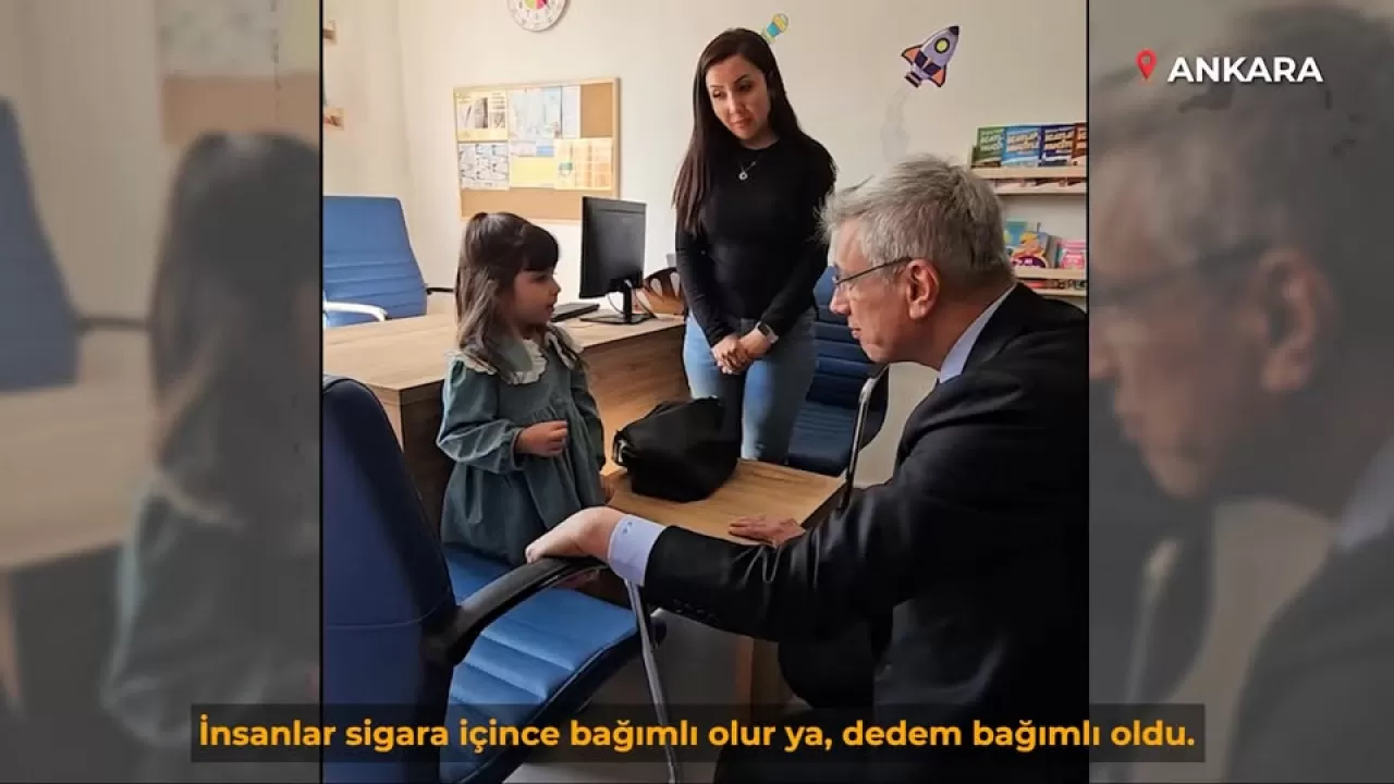 Ankara'da Minik Sağlık Elçisinden Anlamlı Mesaj: 