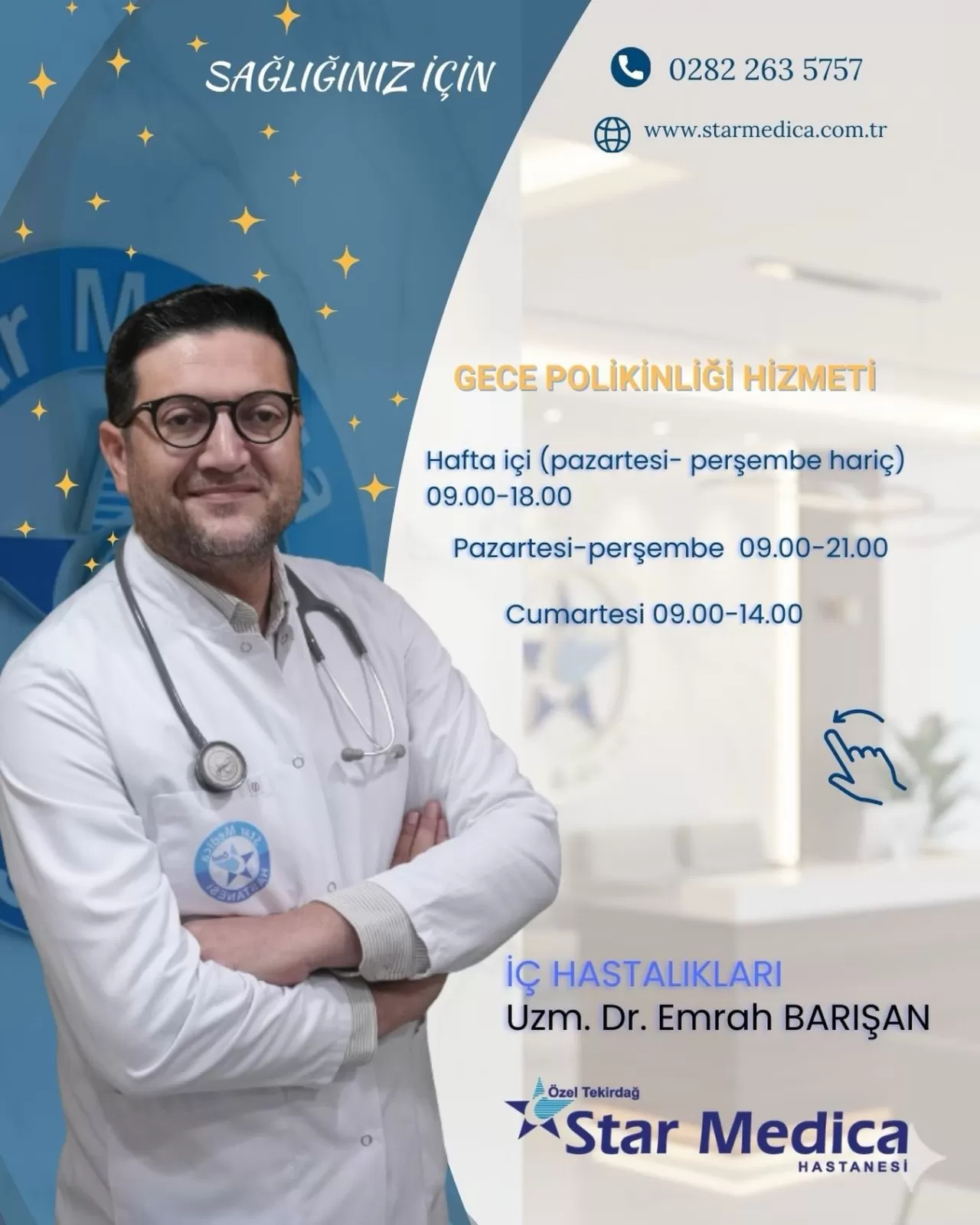 Tekirdağ'da Gece Saatlerinde Sağlık Hizmeti: Star Medica'da Gece Polikliniği