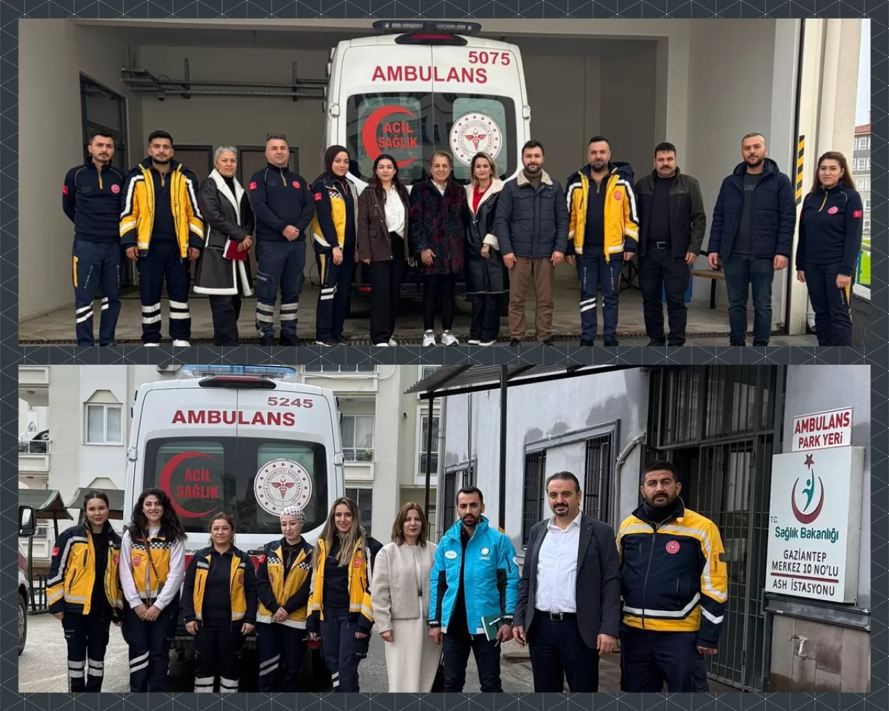 Gaziantep'te Acil Sağlık Hizmetleri İstasyonları Yerinde Denetlendi