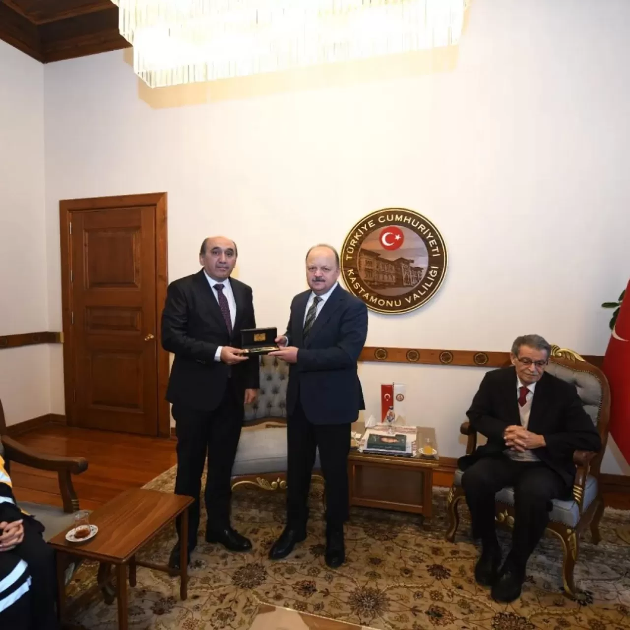 Kastamonu Valisi Meftun Dallı, 112 Acil Çağrı Merkezi Personelini Kabul Etti