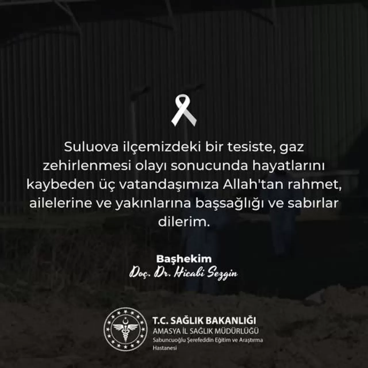 Amasya'da Gaz Zehirlenmesi: 3 Kişi Hayatını Kaybetti