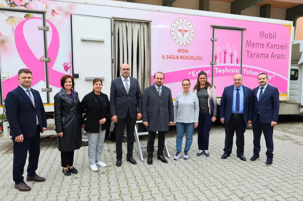 Aydın'da Mobil KETEM ile Kanser Taramaları Çine'de Sürüyor