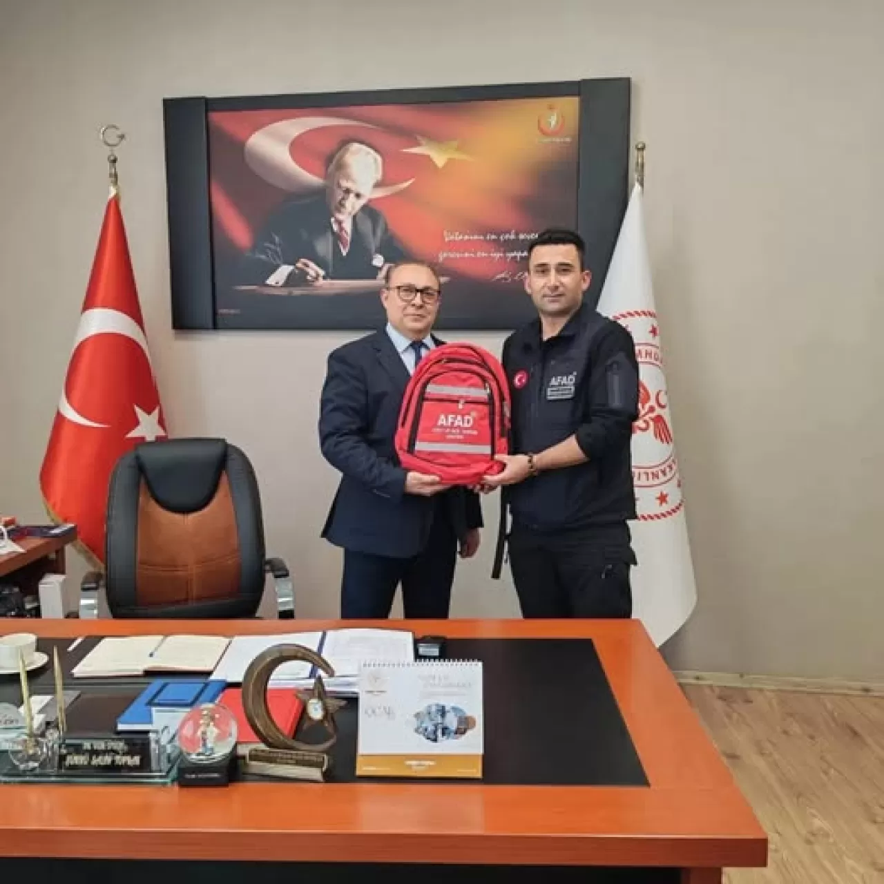 Karaman'da Afet ve Acil Durum Ekipleri ile Hastane Arasında İş Birliği Görüşmesi