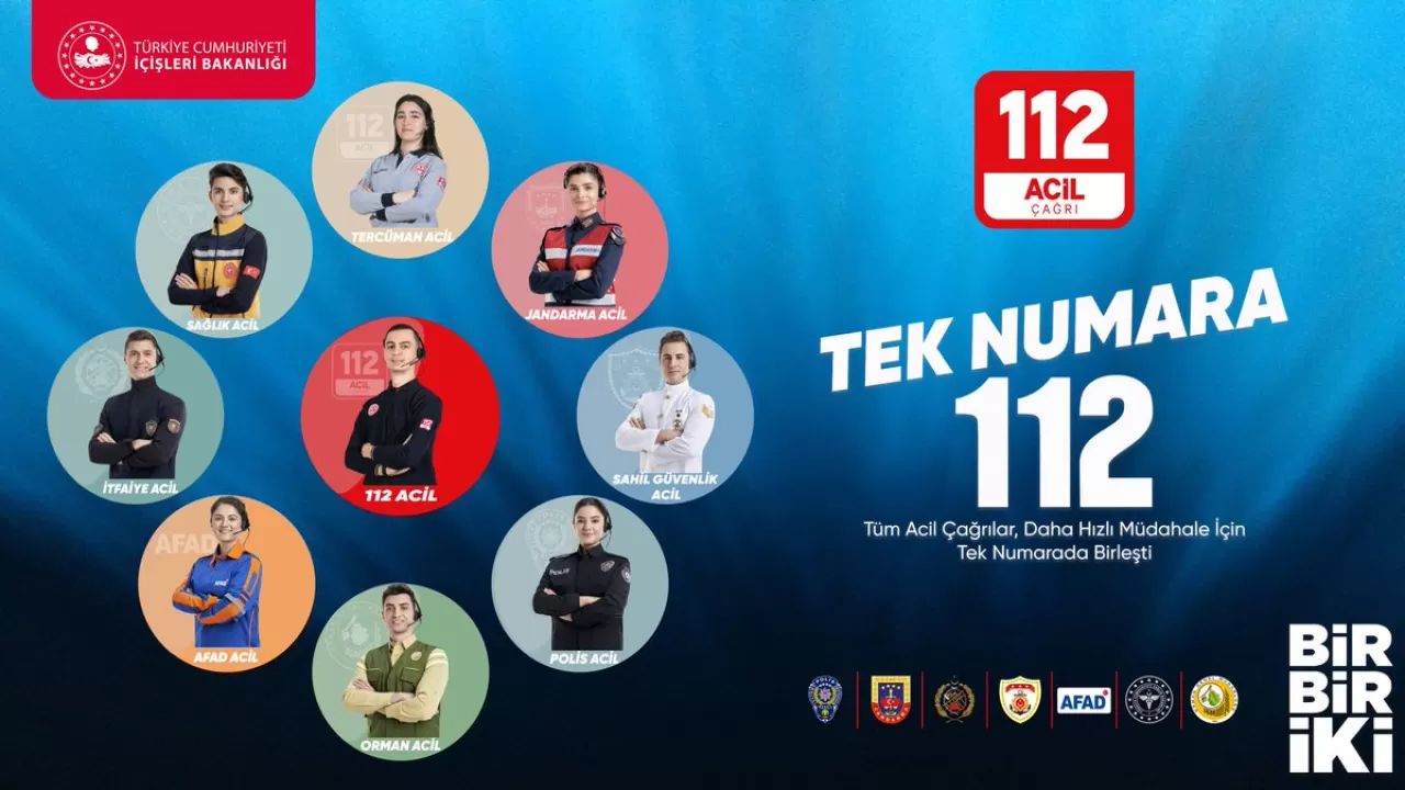 Kırklareli'nde Tüm Acil Durumlar İçin Tek Numara: 112