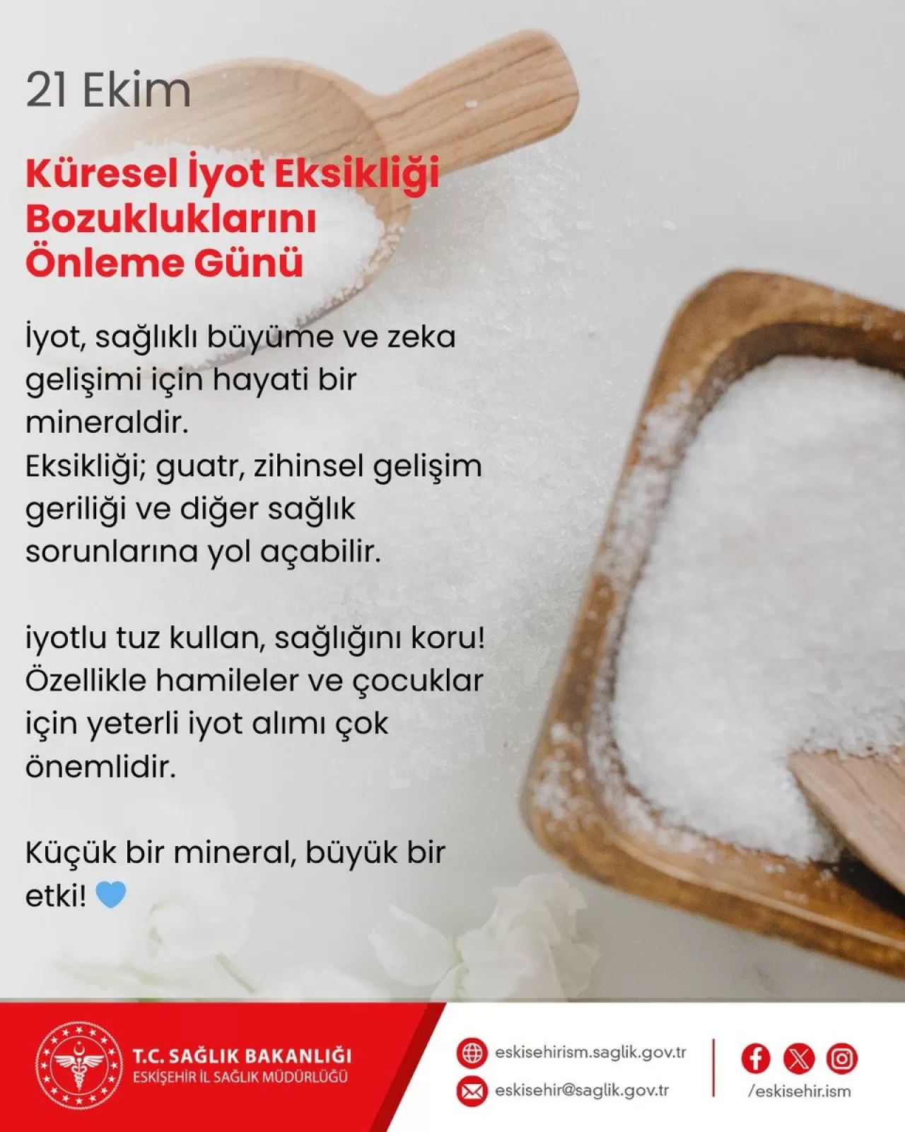 Eskişehir'de İyot Eksikliği Uyarısı: Guatr ve Zihinsel Gerilik Riskine Dikkat