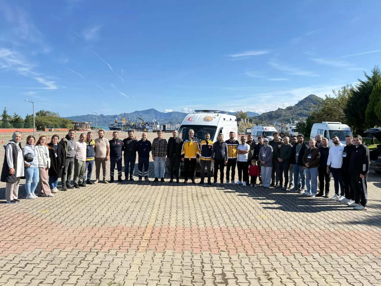 Giresun'da 112 Ambulans Sürüş Güvenliği Eğitimleri Başladı