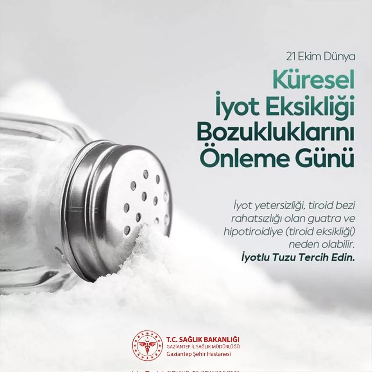 Gaziantep'te İyotlu Tuz Kullanımı ve Dengeli Beslenme ile Sağlıklı Yaşamın İpuçları