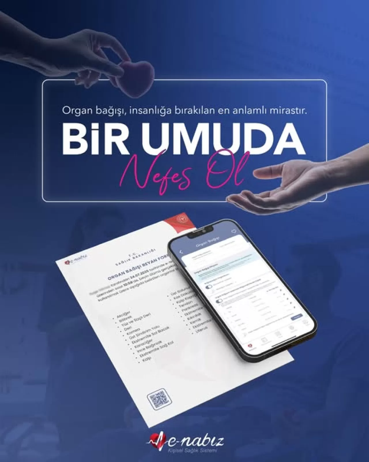 Kırıkkale'de Organ Bağışı Artık e-Nabız Üzerinden Yapılabiliyor