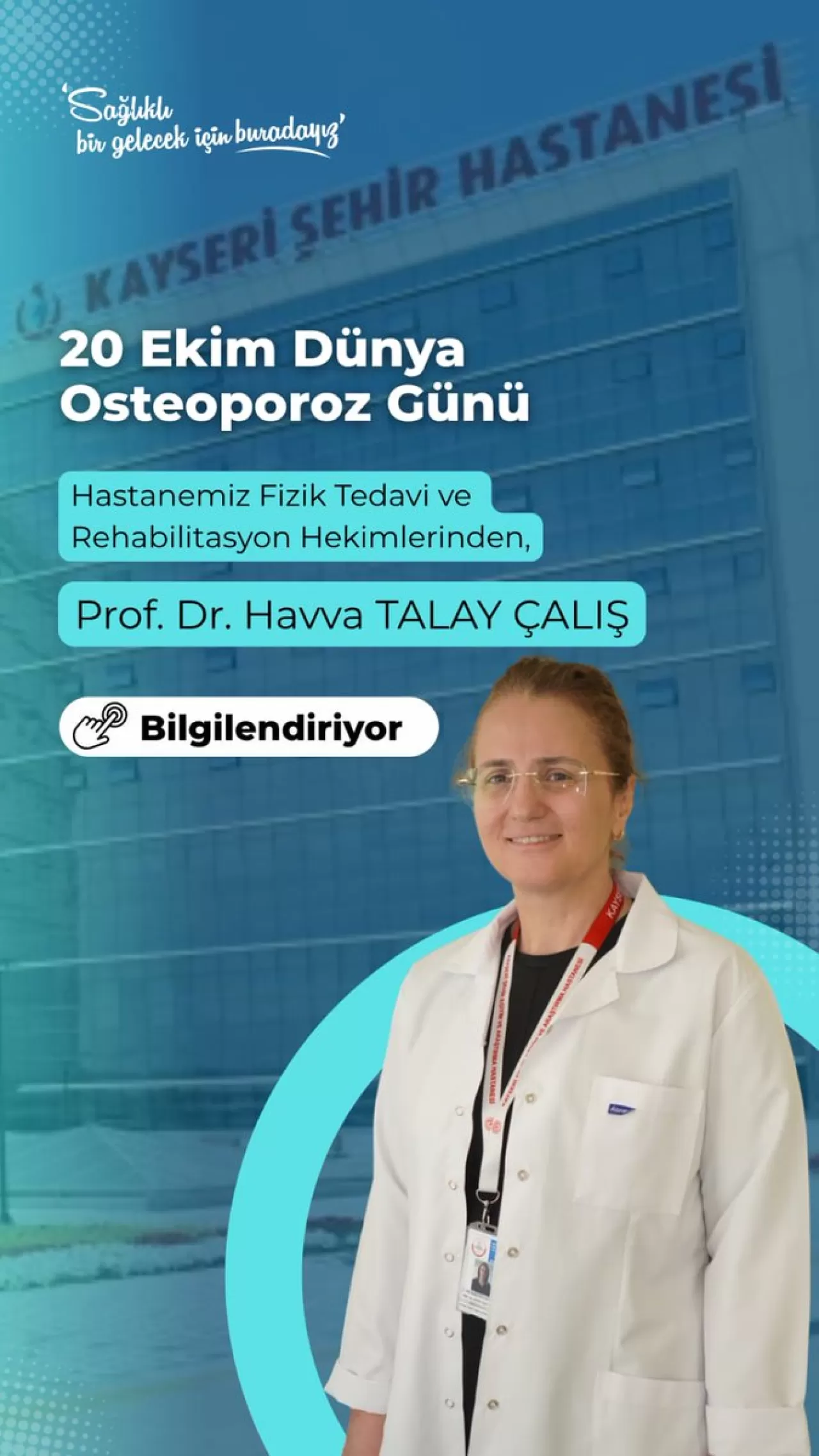 Kayseri Şehir Hastanesi'nden Osteoporoz Farkındalık Açıklaması