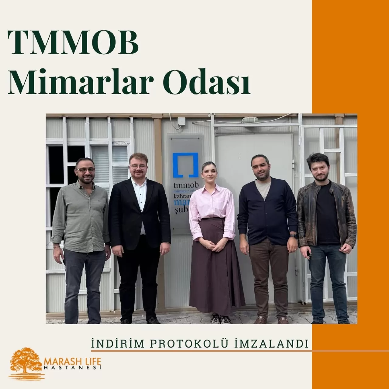 Kahramanmaraş Mimarlar Odası Üyeleri İçin Özel Marash Life Hastanesi'nde İndirim Protokolü