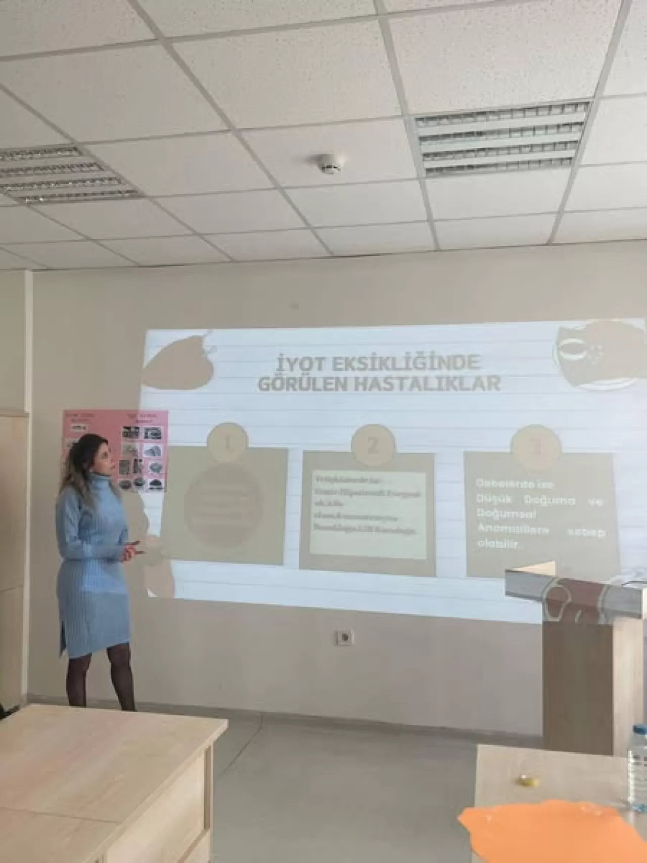 Amasya'da 21 Ekim Küresel İyot Eksikliği Günü'nde Eğitim Düzenlendi