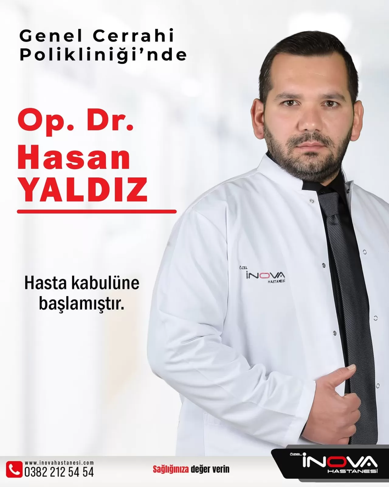 Aksaray İnova Hastanesi'nde Genel Cerrahi Polikliniği Hizmete Başladı