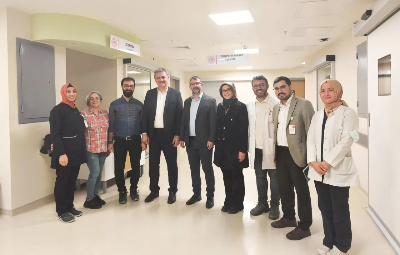 Konya Şehir Hastanesi'nde Hematoloji ve Kalp Damar Cerrahisi Ziyareti