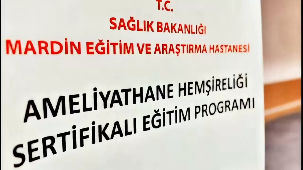 Mardin'de Ameliyathane Hemşireliği Eğitim Programı Tamamlandı