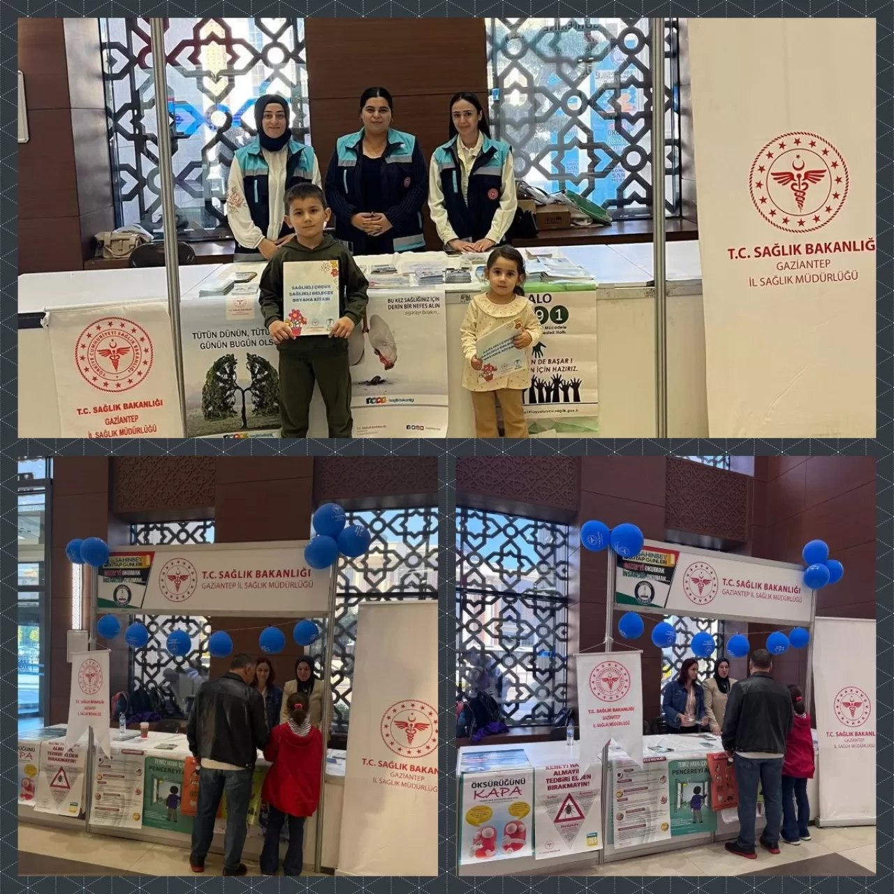 Şahinbey Kitap Günleri'nde Sağlık Farkındalığı Stantı Yoğun İlgi Gördü