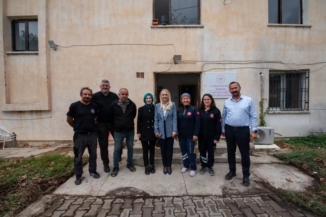 Muğla İl Sağlık Müdürü Dr. Eriş Başaran Akça Acil Sağlık Hizmetleri İstasyonlarını Ziyaret Etti