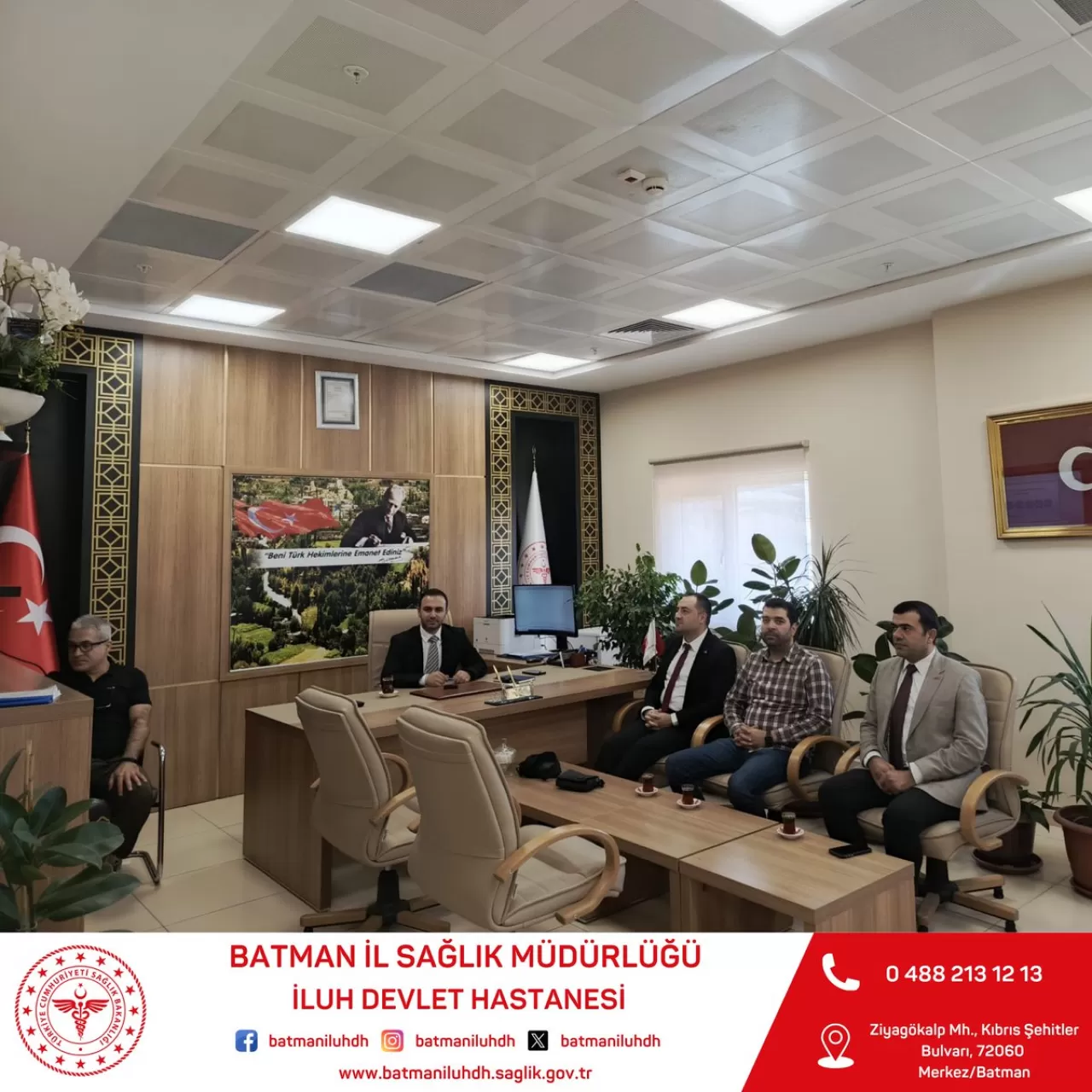 Batman'da Devlet Hastaneleri Başhekimleri Toplantısı Sason'da Gerçekleşti