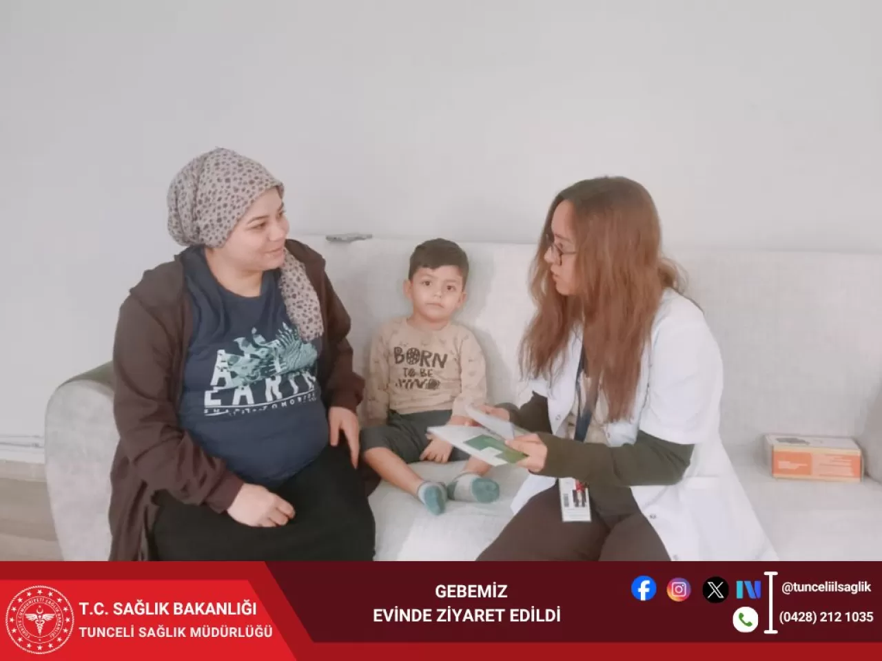 Tunceli'de Anne Adaylarına Ev Ziyaretleri ile Sağlıklı Gebelik Dönemi Desteği