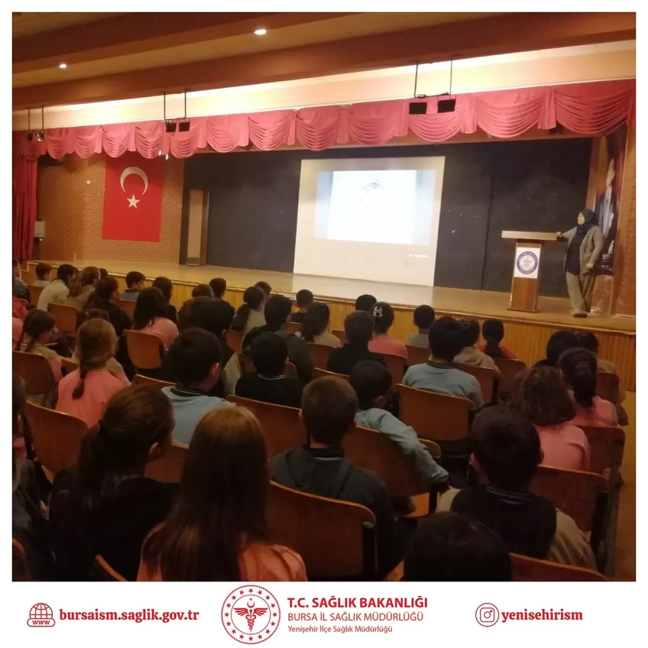 Bursa Yenişehir'de Öğrencilere Sağlıklı Yaşam Eğitimi Verildi