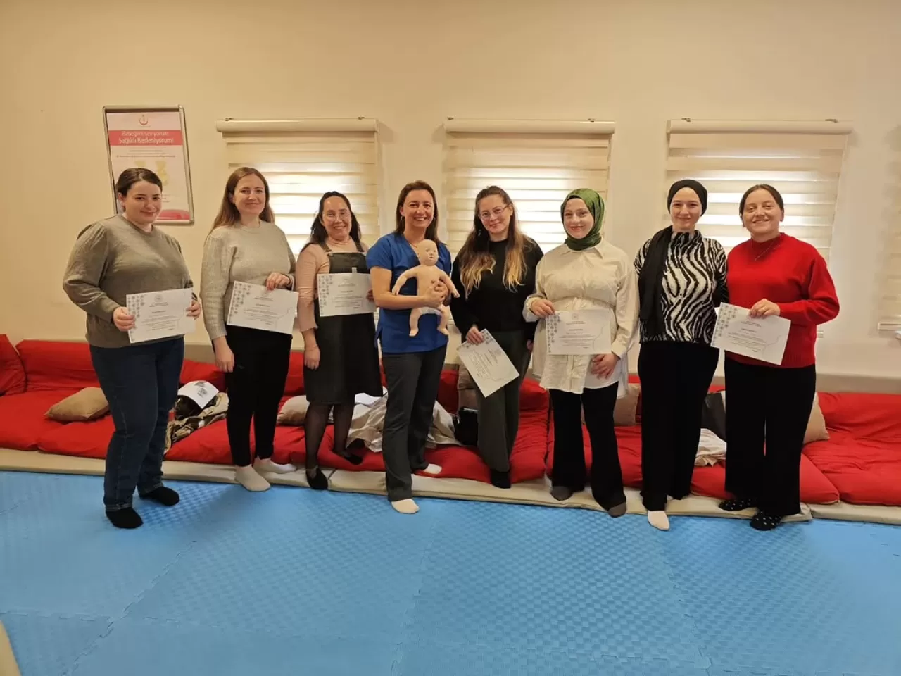 Menteşe Devlet Hastanesi Gebe Okulu ile Anne Adaylarını Bilinçli Doğuma Hazırlıyor