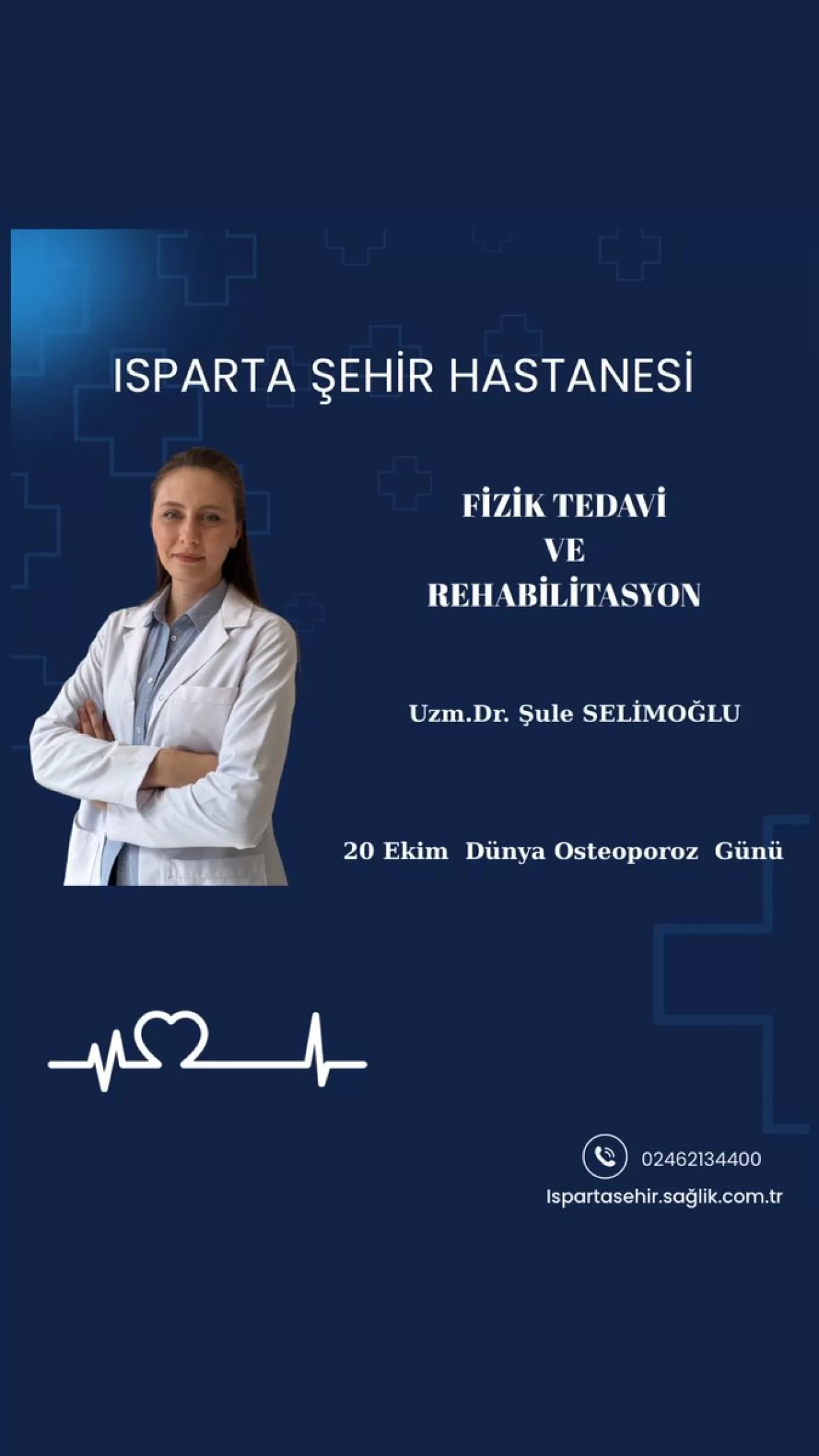 Isparta Şehir Hastanesi'nden 20 Ekim Dünya Osteoporoz Günü Açıklaması
