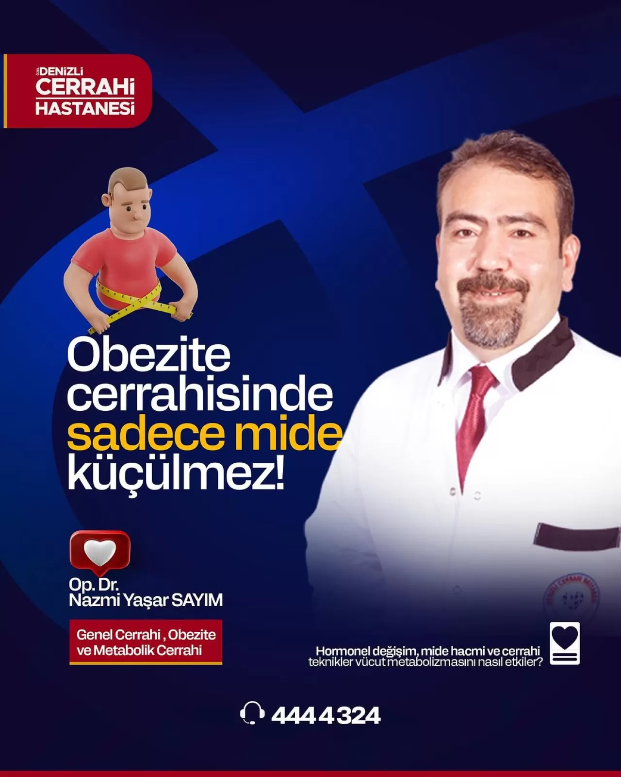 Obezite Cerrahisi Sadece Mide Küçültme Değil, Metabolizmayı Yeniden Düzenliyor